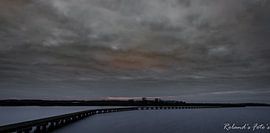 dreigende lucht vol kleur @ t Roegwold van Roland's Foto's