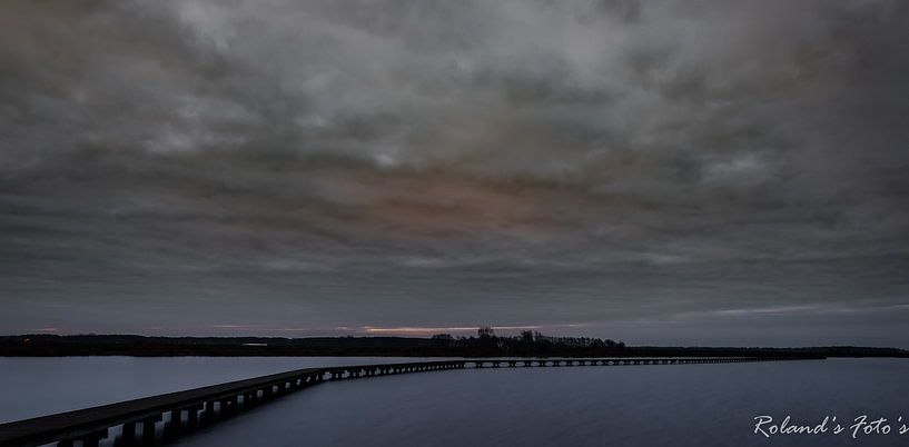 threatening sky full of color @ t Roegwold by Roland's Foto's