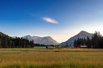 Der Blick ins Paradies bei Farchant im Estergebirge