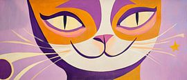 Des portraits de chats aux couleurs douces sur Poster Art Shop