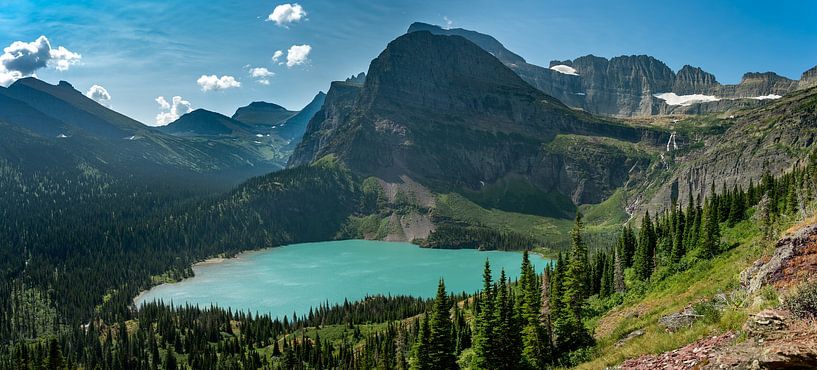 Grinnell Glacier, Glacier National Park, Montana, USA by Jeroen van Deel