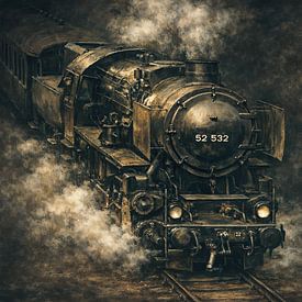 Dampflokomotive 52-532 von Rob Boon