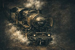 Locomotive à vapeur 52-532