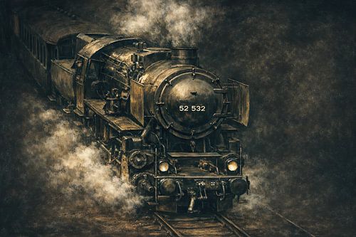 Dampflokomotive 52-532 von Rob Boon