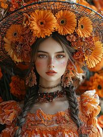 Flower Lady_2 van Bianca Bakkenist