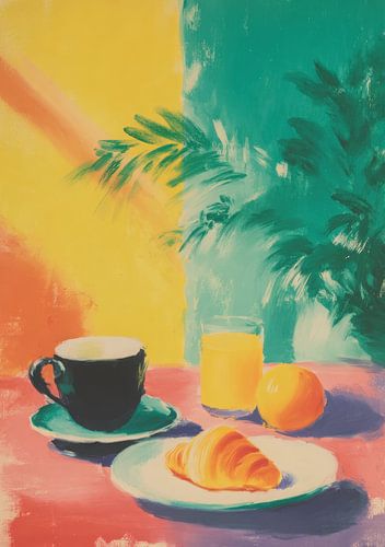 Koffie in het ochtendlicht