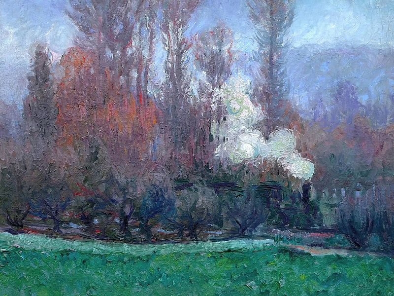 Theodore Earl Butler - Der Zug in Giverny (1904) von Peter Balan
