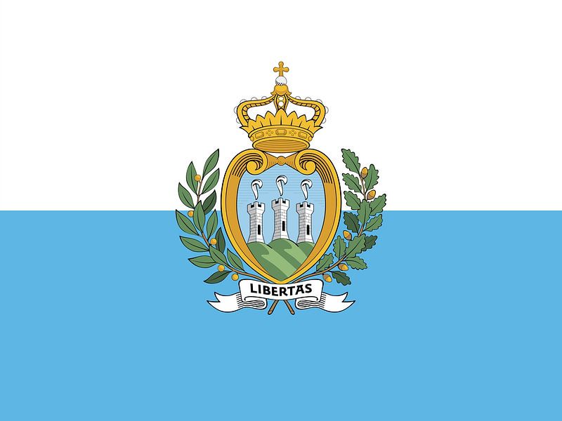 Flag of San Marino by de-nue-pic