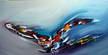 Abstract Blue van Gena Theheartofart