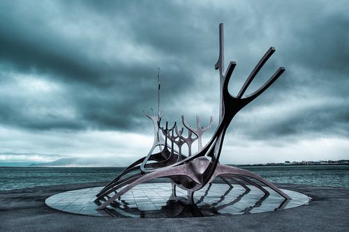 Solfar, voyage to the sun in Reykjavik,  IJsland