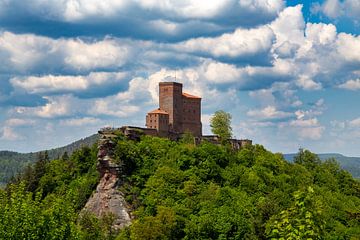 Blick auf die Burg Trifels bei Annweiler (Pfälzerwald, Deutschl von Udo Herrmann