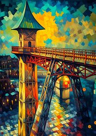 Brücke in den Himmel: Ein Farbenrausch der Sächsischen Schweiz von Artshop