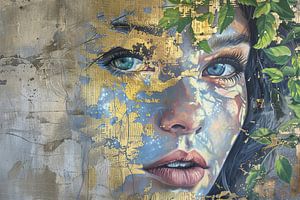 Les yeux sous le bleu d'or