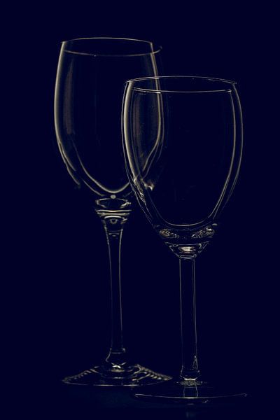 Wijn glazen van Pieter de Kramer