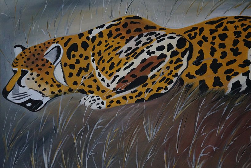 Gepard auf der Jagd II von Babetts Bildergalerie
