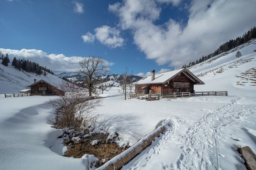 Winter in the mountains by Ulrich Kuschel