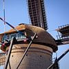 Cap d'une éolienne à Kinderdijk sur Rob Boon