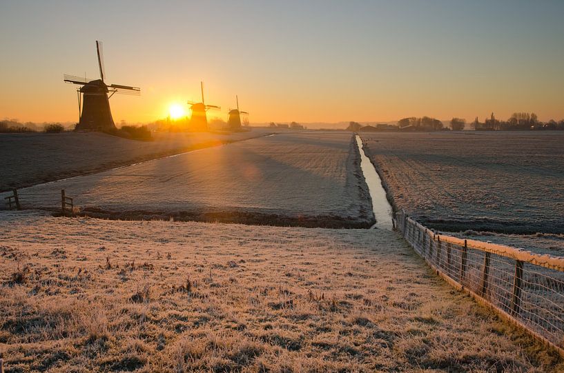 Winterse zonsopkomst van Remco Swiers