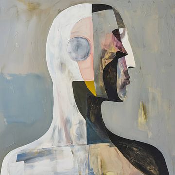 Mens abstract van Bert Nijholt