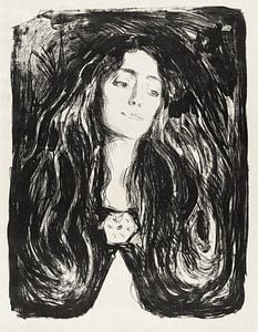 Die Brosche. Eva Mudocci, EDVARD MUNCH, 1903
