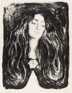 Die Brosche. Eva Mudocci, EDVARD MUNCH, 1903