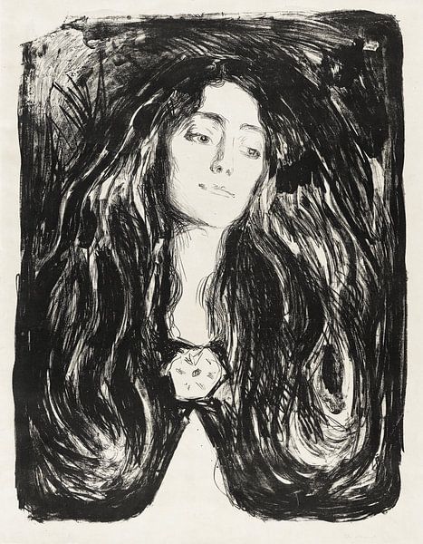 La broche. Eva Mudocci, EDVARD MUNCH, 1903 par Atelier Liesjes