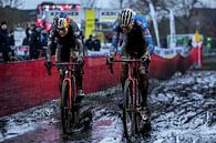 Cyclocross van der Poel und van Aert von Herbert Huizer Miniaturansicht