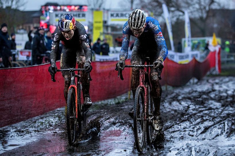 Cyclocross van der Poel und van Aert von Herbert Huizer