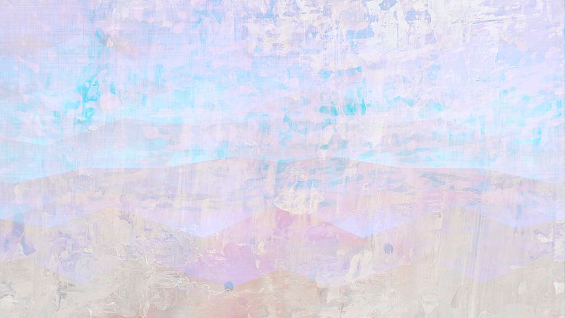 Dream landscape in pastel colours by Mad Dog Art