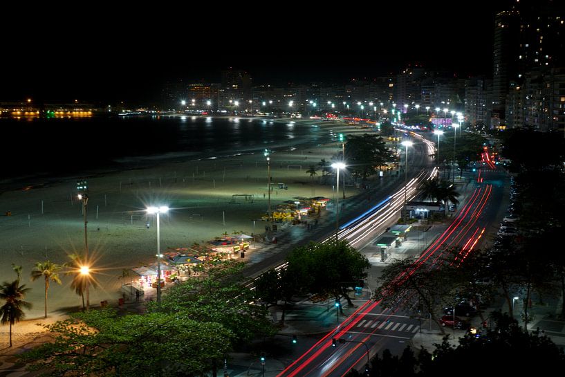 Copacabana pendant les heures du soir, Rio de Janeiro par Dirk-Jan Steehouwer
