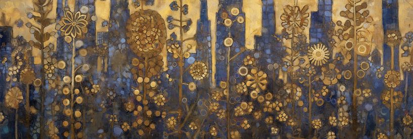 Gouden Bloemengloed van Whale & Sons