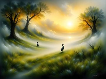 Misty morning by Kristin M