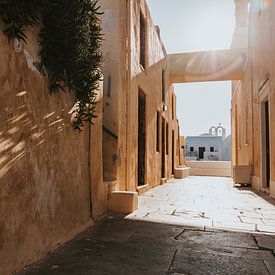 Coucher de soleil à Oia Santorini Grèce sur Manon Visser