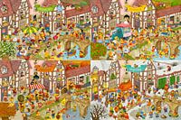 The four seasons in my village