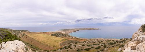Panorama of the southern coast of Cyprus