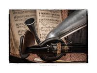 Trumpet violin detail