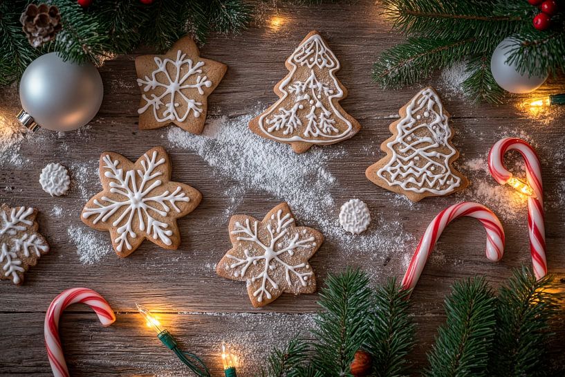 Weihnachtsplätzchen Dekoration von Poster Art Shop