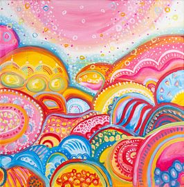 Colourful Hills by Sanne Pruno