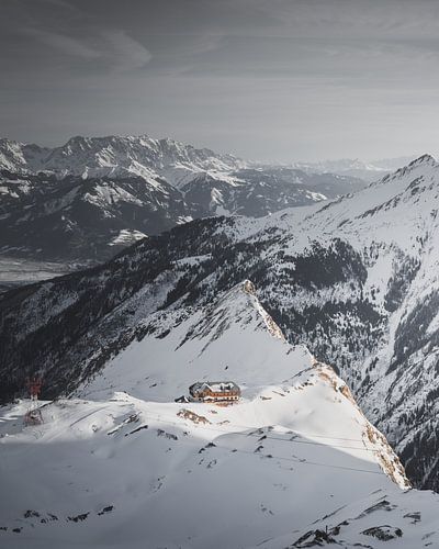 Hütte in den Bergen