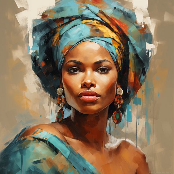African woman by Black Coffee