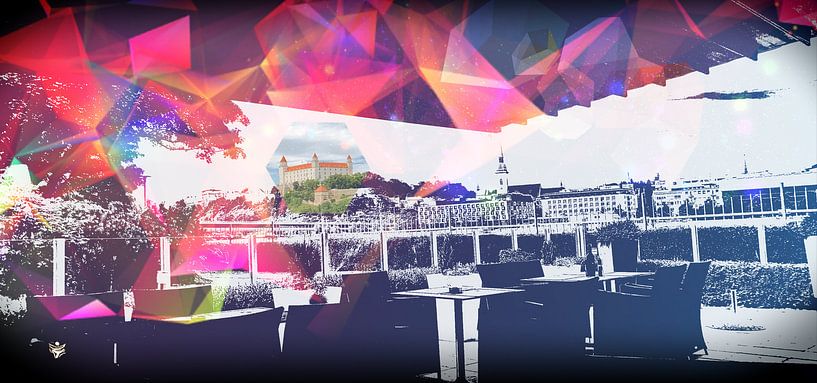 BRATISLAVA - Moderne Wandkunst von Ron Labryzz