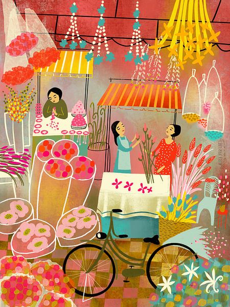 Bangkok Flower Market by uta krogmann
