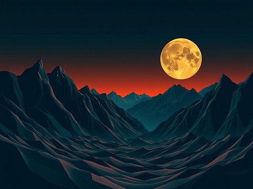 Een fantastische reis door buitenaardse pieken en etherische gloed