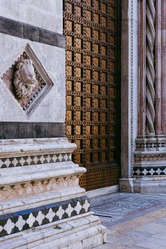 Siena Italien Kathedrale Santa Maria Tür von Déwy de Wit