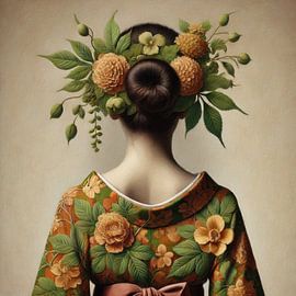 Autumn Kimono Fashion by J.O. Han