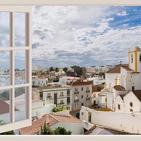 View of Tavira seen from a window by Fotografie Jeronimo