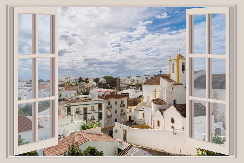View of Tavira seen from a window by Fotografie Jeronimo