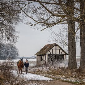 Half-timbered field barn in the Schwalm by Jürgen Schmittdiel Photography