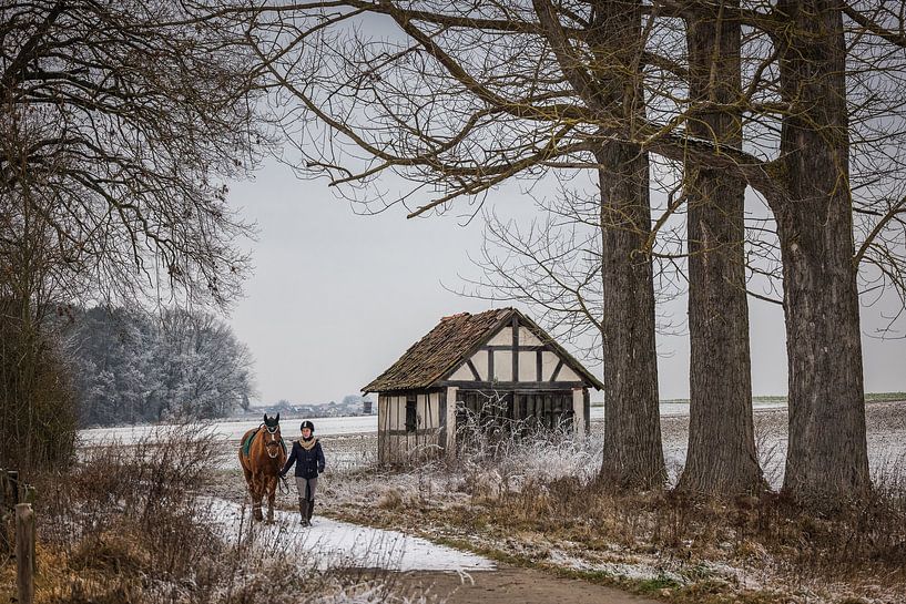 Half-timbered field barn in the Schwalm by Jürgen Schmittdiel Photography