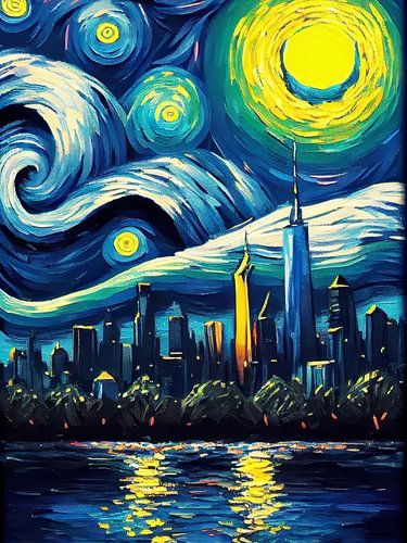 Starry Night Style Vincent van Gogh